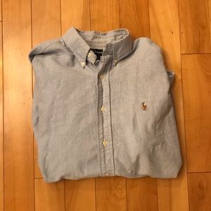 Polo Ralph Lauren men’s blue button down shirt